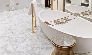 5cm thickness stone resin bathtub for luxury hotel -Regis