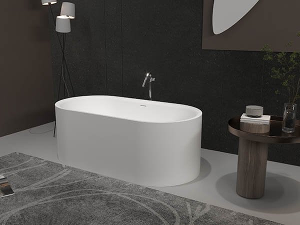 AT-6004 freestanding baths Oval freestanding stone baths AT6004, The best match for Pedetal basin AT6004