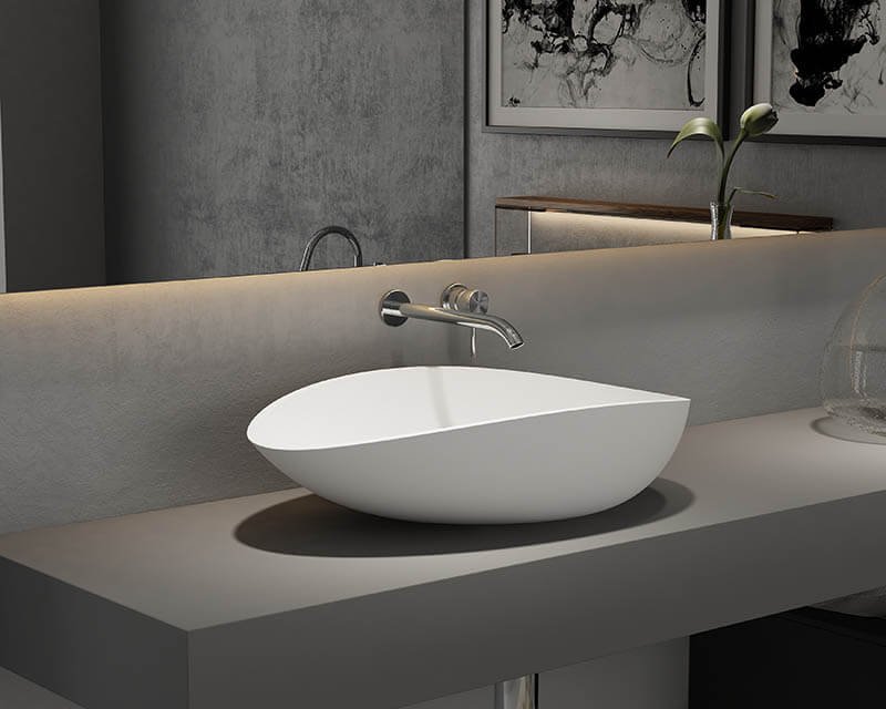 bathroom basin to light up modern bathroom space AT8006