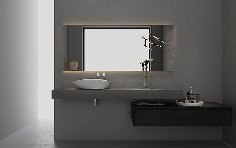 bathroom basin with striking modern design AT8006