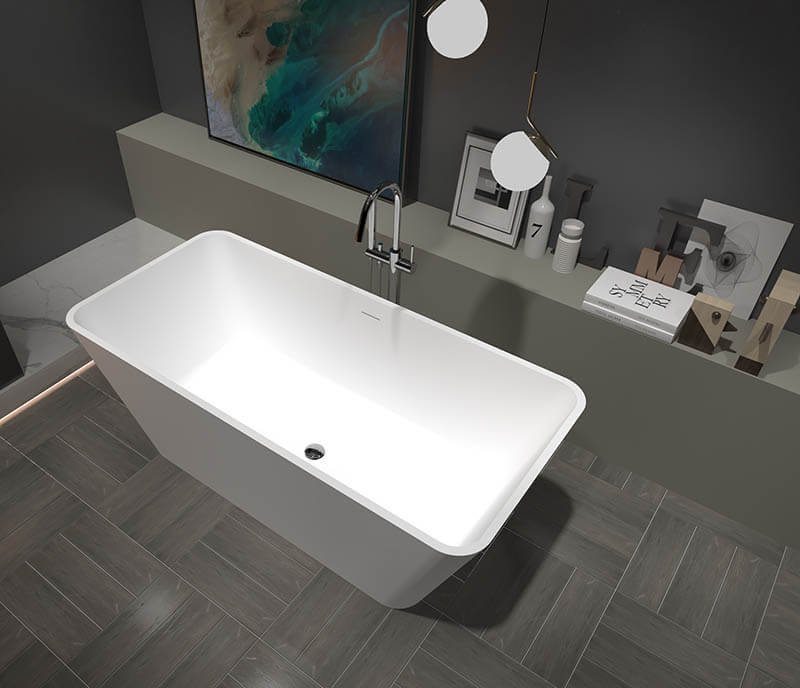 1.5m square freestanding bathtub Cassate