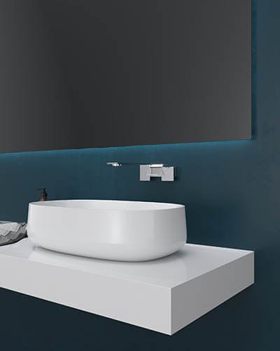 stylish top mount bathroom basin at8206-A
