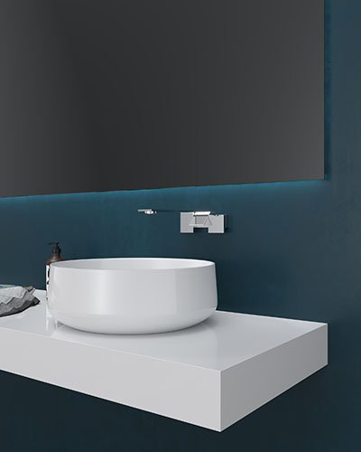 Modern round bathroom sink AT8207