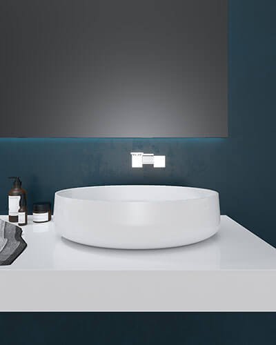 Front view of bathtroom basin AT8208