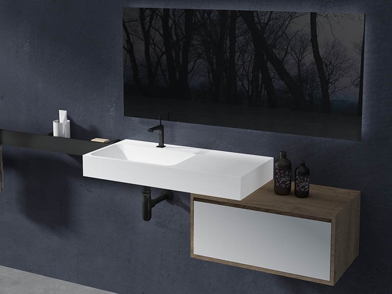 AT3013C modern stylish basin with ramp bottom design